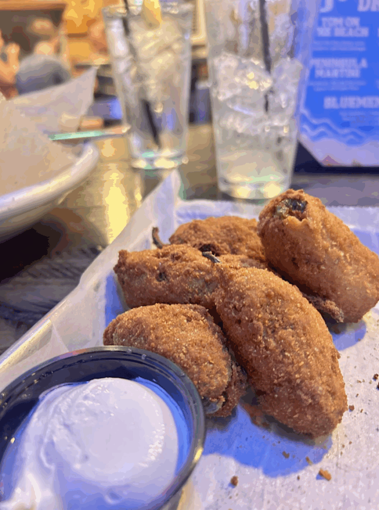 Stuffed Jalapeños- Breaded, fried, stuffed jalapeños